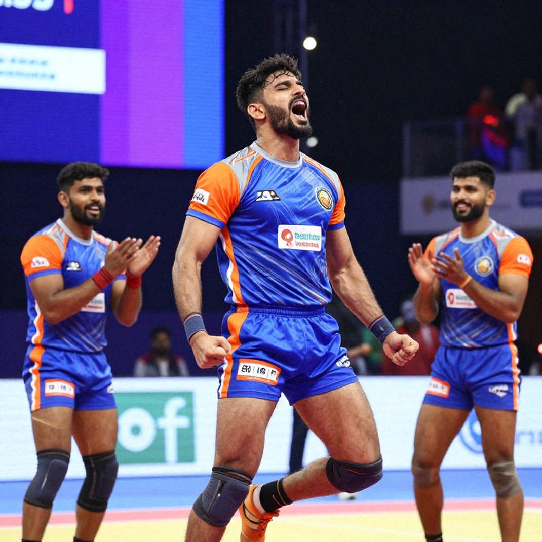 ট্যাকল ১১, রেইড ২৭-২৭: কমনওয়েলথ কাবাডির স্কোরবোর্ড যেখানে জয়টা লেখা আছে ভুল কলামে